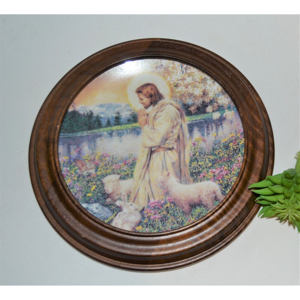 Vintage Garden of The Lord Wall Hanging Peaceful Lovely